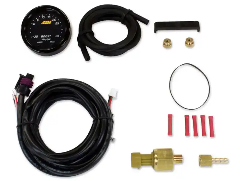 AEM X-Series Boost Pressure -30inHg 60psi Gauge Kit (AEM30-0308)