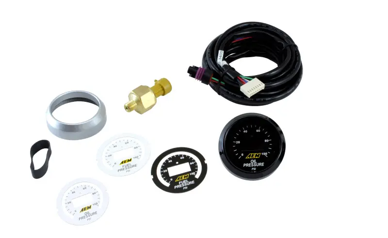 AEM 52mm Pressure (Oil or Fuel) Digital Gauge (AEM30-4401)