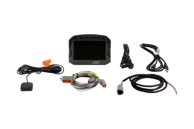 AEM CD-5LG Carbon Logging Digital Dash Display w/ Internal 10Hz GPS & Antenna (AEM30-5603)