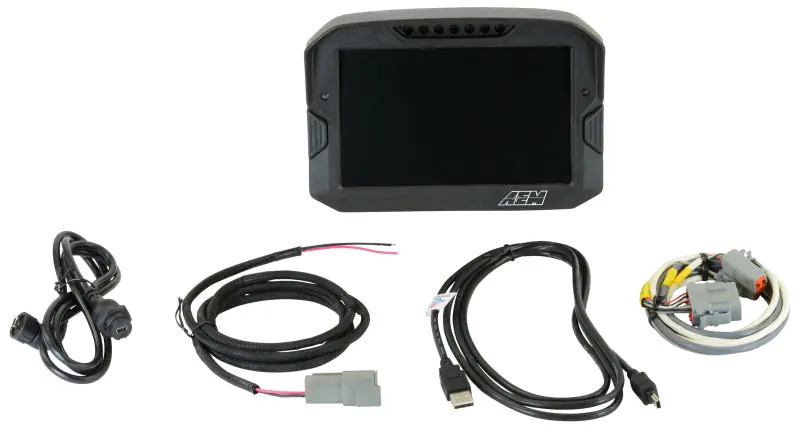 AEM CD-7 Logging Race Dash Carbon Fiber Digital Display (CAN Input Only) (AEM30-5701)