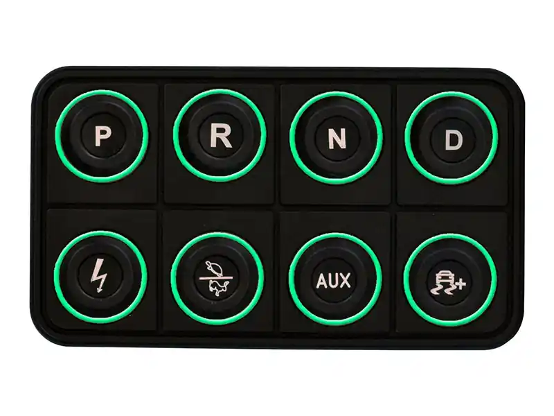 AEM EV 8 Button Keypad CAN Based Programmable Backlighting (AEM30-8400)