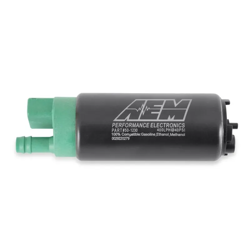 AEM 400 LPH High Flow In-Tank Fuel Pump Kit - Double Barb - Ethanol Compatible (AEM50-1230)