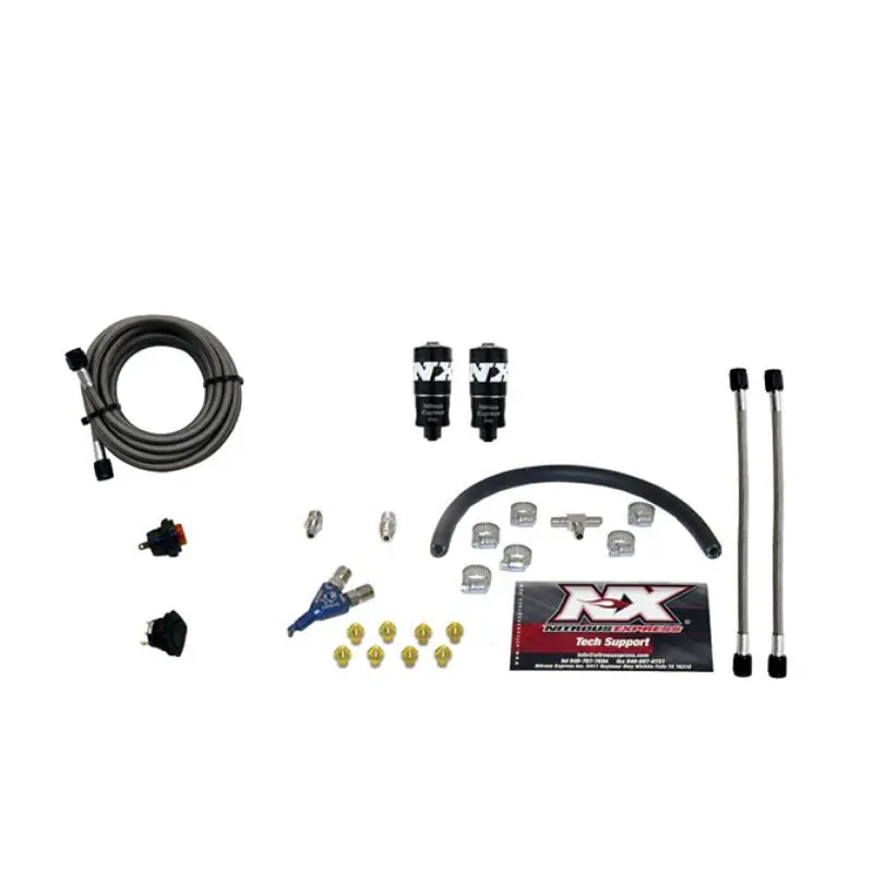 Nitrous Express Hitman EFI Single Nozzle Piranha Nitrous Kit (35-75HP) w/o Bottle (NEX20001-00)