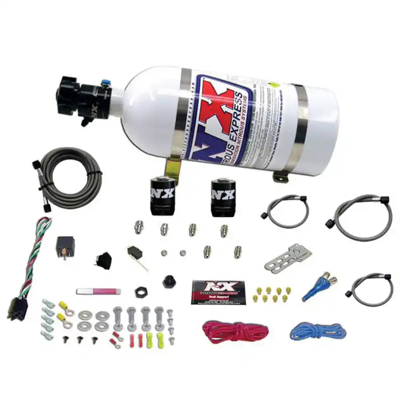 Nitrous Express Shark SHO 400 HP Single Nozzle Nitrous Kit w/10lb Bottle (NEX20112-10)