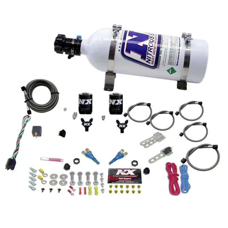 Nitrous Express 08-10 Dodge Viper EFI Dual Nozzle (100-300HP) w/5lb Bottle (NEX20325-05)