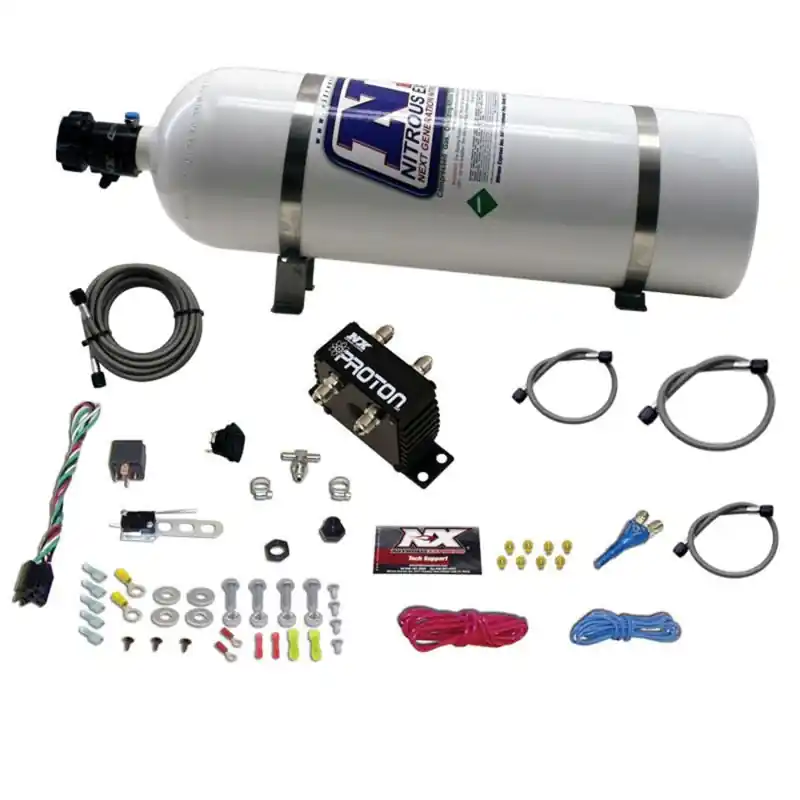 Nitrous Express Proton Plus Nitrous Kit w/15lb Bottle (NEX20421-15)