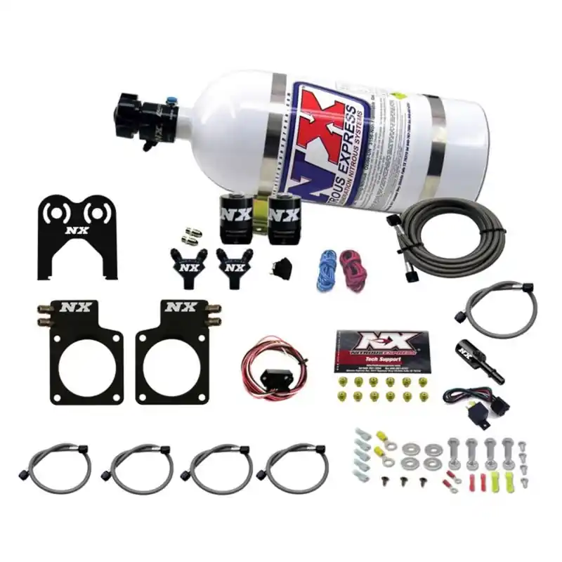 Nitrous Express Nissan GT-R Nitrous Plate Kit (35-300HP) w/10lb Bottle (NEX20717-10)