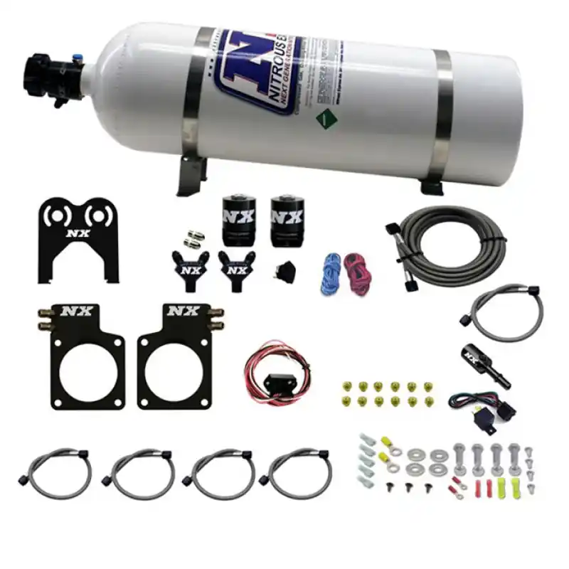 Nitrous Express Nissan GT-R Nitrous Plate Kit (35-300HP) w/15lb Bottle (NEX20717-15)