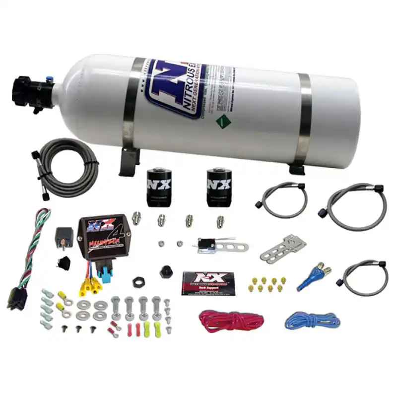 Nitrous Express Instaboost Digital EFI Nitrous Kit w/15lb Bottle (NEX20928-15)