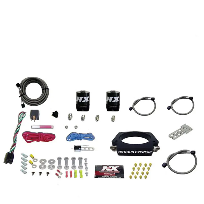 Nitrous Express GM LS 90mm Nitrous Plate Kit (50-400HP) w/o Bottle (NEX20934-00)