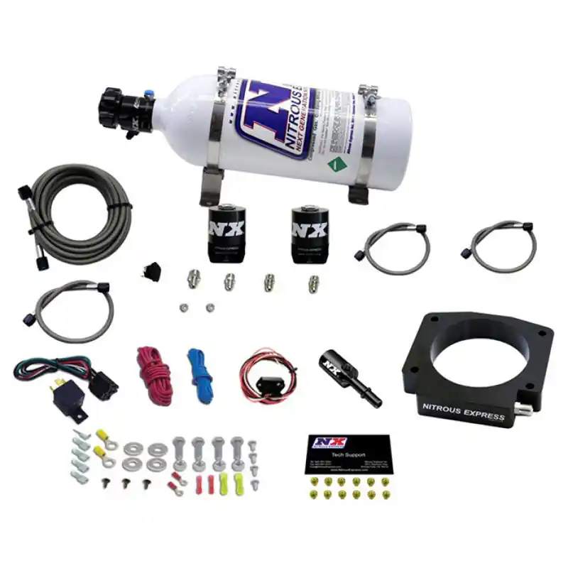 Nitrous Express 15-17 Ford Mustang GT350 5.2L Nitrous Plate Kit w/5lb Bottle (NEX20953-05)