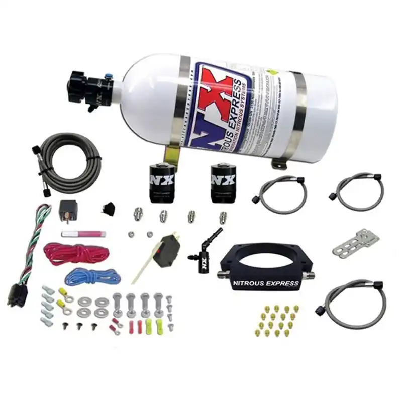 Nitrous Express LT2 C8 Nitrous Plate Kit (50-300HP) w/10lb Bottle (NEX20962-10)