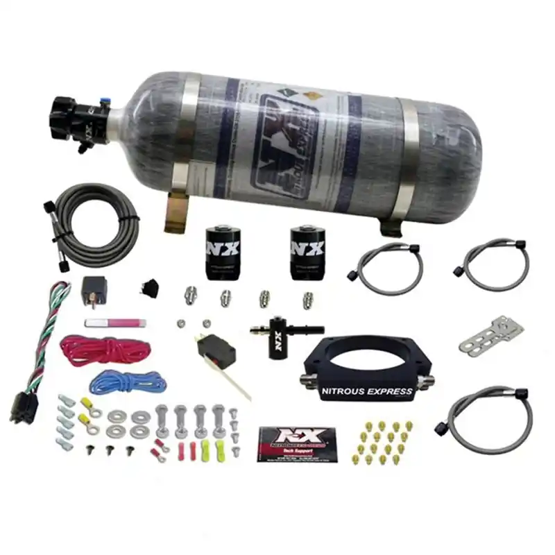 Nitrous Express LT2 C8 Nitrous Plate Kit (50-300HP) w/Composite Bottle (NEX20962-12)