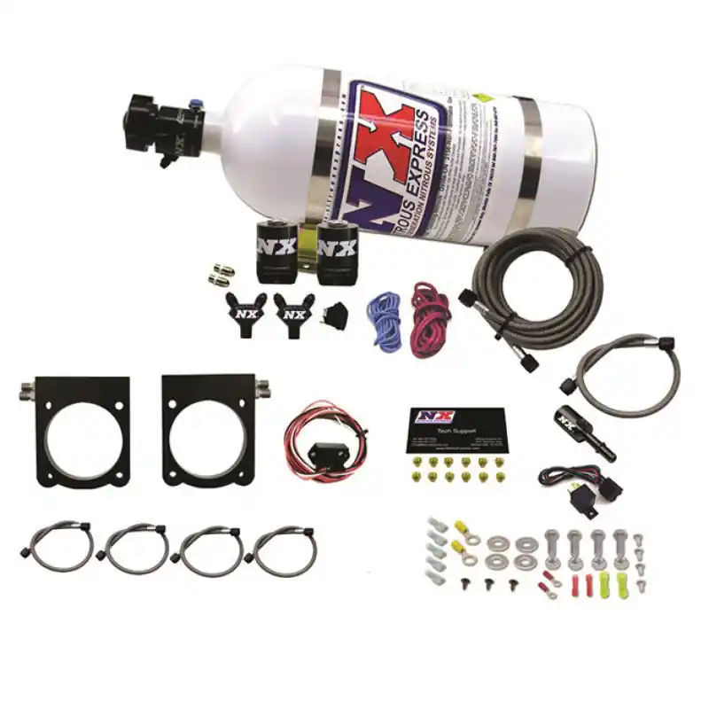 Nitrous Express 13-17 Dodge Viper (Gen-V) Nitrous Plate Kit (50-400HP) w/10lb Bottle (NEX20970-10)