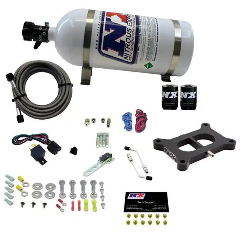 Nitrous Express 2 BBL/Gasoline Nitrous Kit (50-300HP) w/10lb Bottle (NEX30020)