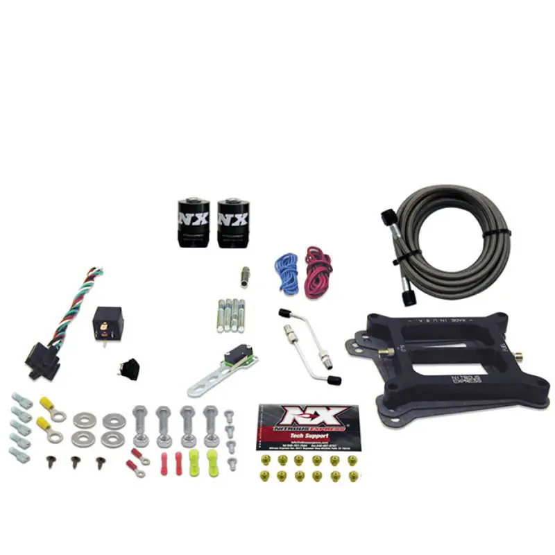 Nitrous Express 4150 4-BBL/Alcohol Nitrous Kit (50-300HP) w/o Bottle (NEX30045-00)