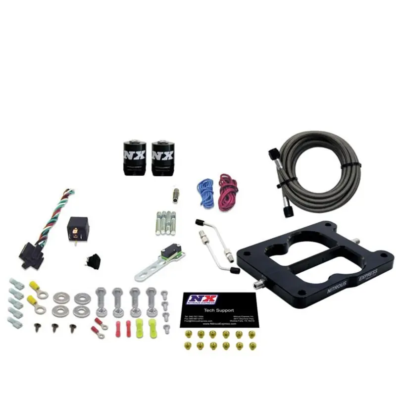 Nitrous Express Q-Jet/Holley Spread Bore Nitrous Kit (50-300HP) w/o Bottle (NEX30080-00)