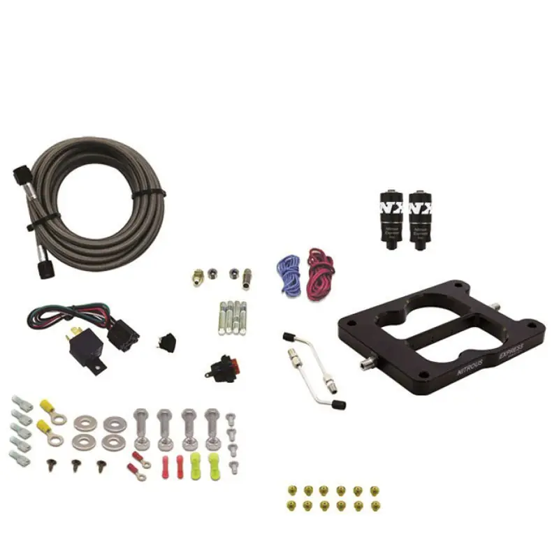 Nitrous Express Q-Jet/Holley Spread Bore Hitman Nitrous Kit (100-200HP) w/o Bottle (NEX40080-00)