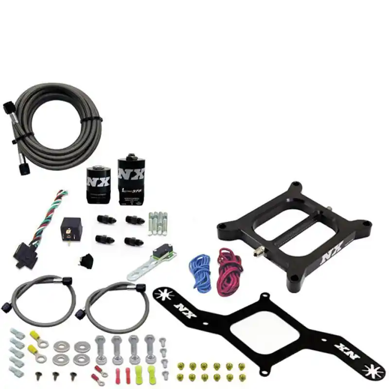 Nitrous Express 4150 RNC Conventional Nitrous Plate Kit w/.375in Solenoid w/o Bottle (NEX55140-00)