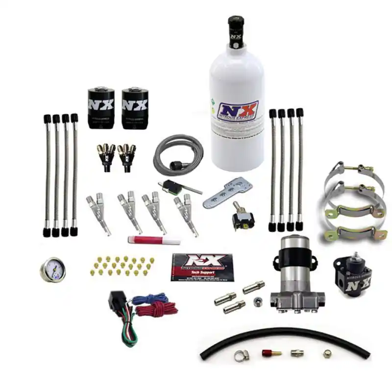 Nitrous Express 4 Cyl Vortec Nitrous Kit (Pro-Mod) w/2.5lb Bottle (NEX60006SSVP)