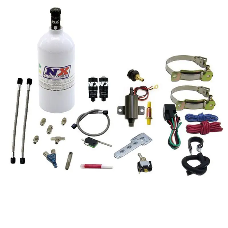 Nitrous Express Single Cyl Piranha Nitrous Kit w/2.5lb Bottle (NEX60011P)