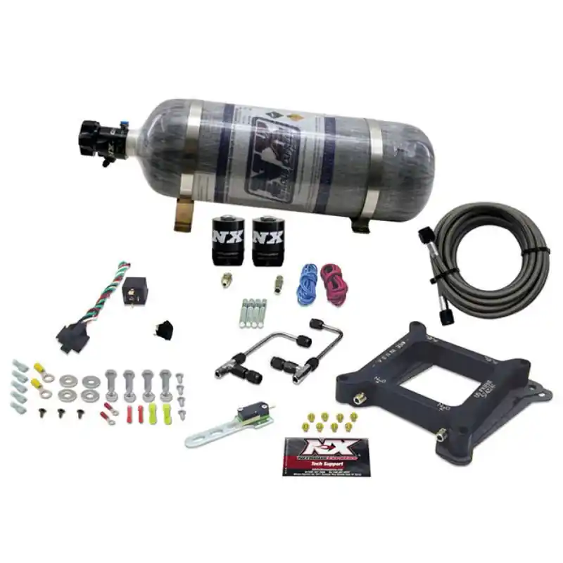 Nitrous Express 4150 Gemini Stage 6 Nitrous Kit (50-300HP) w/Composite Bottle (NEX60040-12)