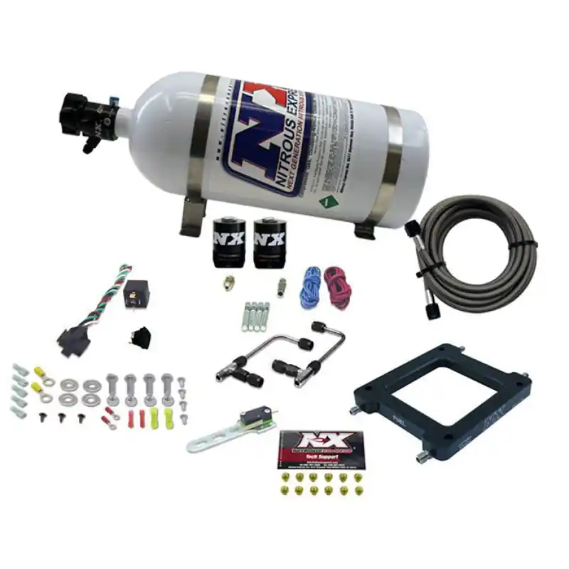Nitrous Express Dominator Gemini Stage 6 Alcohol Nitrous Kit w/10lb Bottle (NEX60075-10)