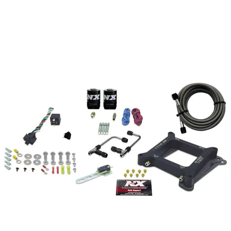 Nitrous Express 4150 Gemini Pro-Power Alcohol Nitrous Kit (100-500HP) w/o Bottle (NEX60545-00)