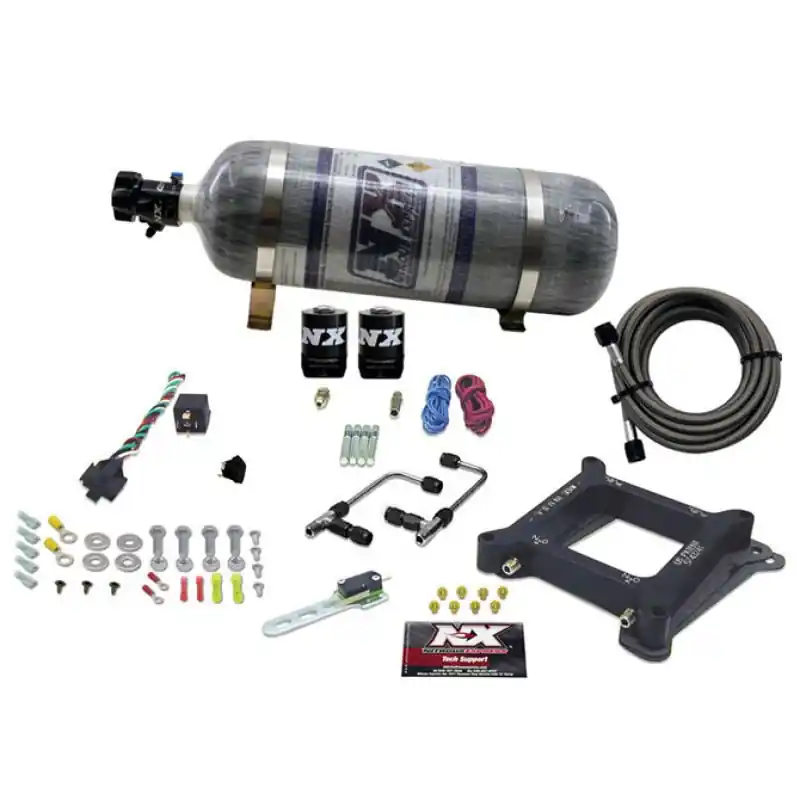 Nitrous Express 4150 Gemini Pro-Power Alcohol Nitrous Kit w/Composite Bottle (NEX60545-12)