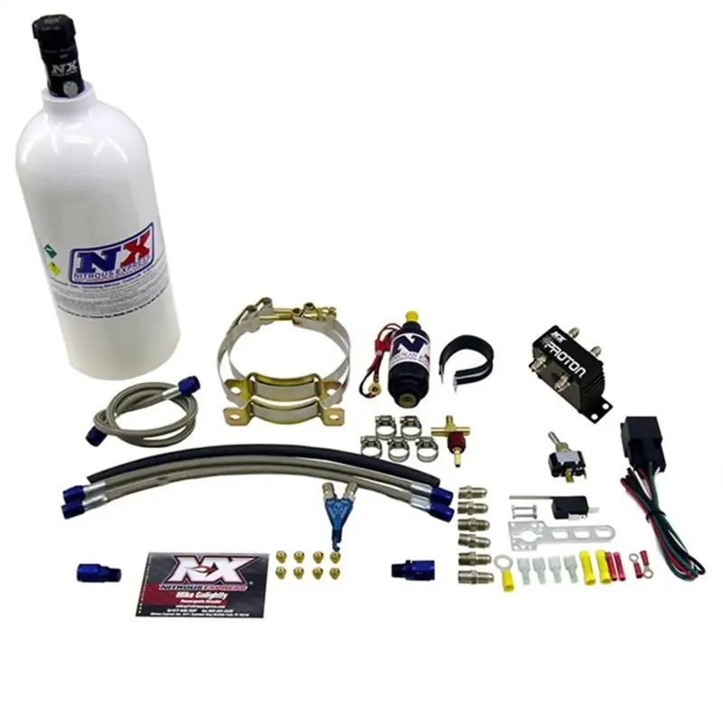 Nitrous Express Single Cyl Proton Nitrous Kit w/2.5lb Bottle (NEX61025-2.5P)