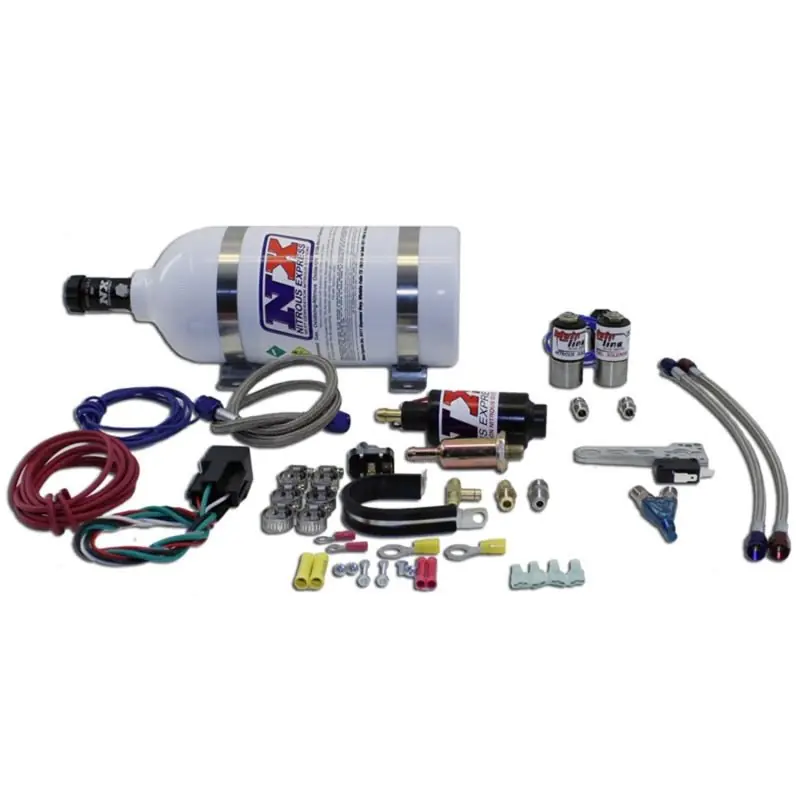 Nitrous Express Single Cyl Mainline Nitrous Kit w/2.5lb Bottle (NEX62025P)
