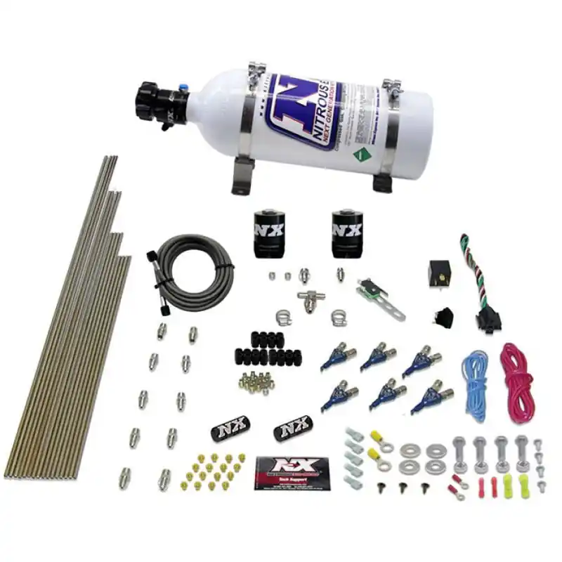 Nitrous Express V6AN Gasoline EFI Nitrous Kit (150-375HP) w/5lb Bottle (NEX80006EFI-05)