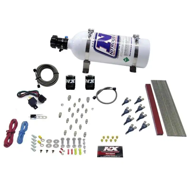 Nitrous Express GM LT1/LS1 Pro Piranha Nozzle Gas Nitrous Kit w/5lb Bottle (NEX80010-05)