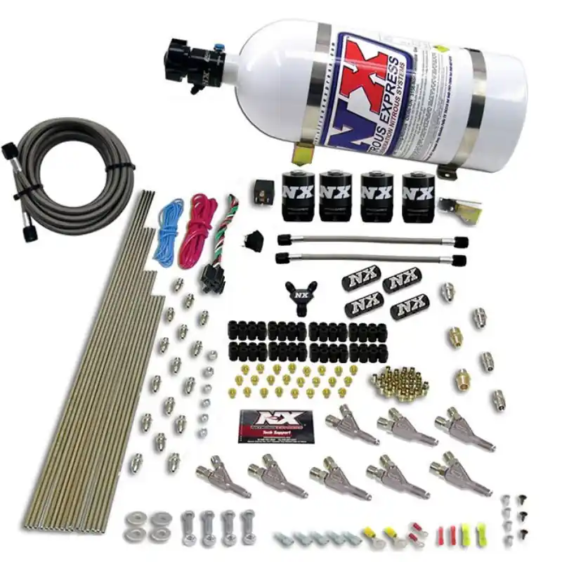 Nitrous Express Vortech Nozzle Nitrous Kit w/10lb Bottle (NEX80016-10)