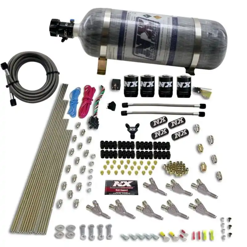 Nitrous Express Vortech Nozzle Nitrous Kit w/12lb Composite Bottle (NEX80016-12)