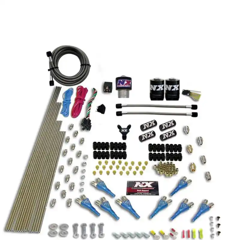 Nitrous Express Pro-Shk/Gas 2 Fuel 1 Supershark Solenoid Nitrous Kit (200-600HP) w/o Bottle (NEX90206-00)