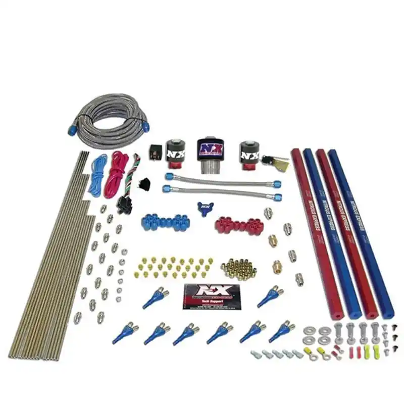 Nitrous Express Pro-Shk/Gas Nitrous Kit (200-600HP) w/Rails w/o Bottle (NEX91206-00)