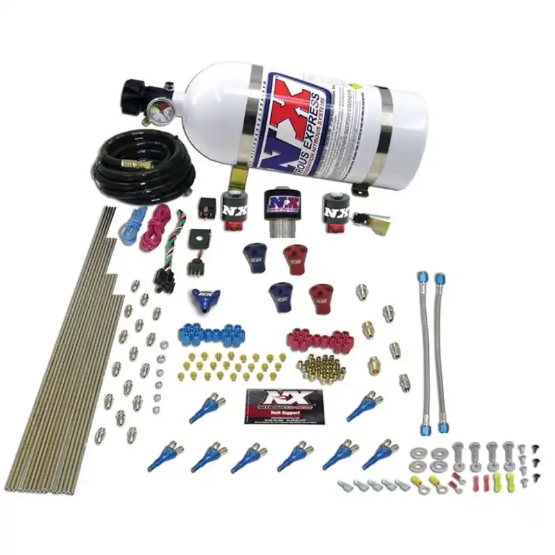 Nitrous Express Pro-Shk/Gas Nitrous Kit (200-600HP) w/Composite Bottle (NEX92206-12)