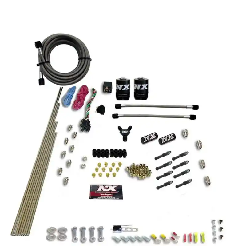 Nitrous Express 8 Cyl Dry Direct Port 2 Solenoids Nitrous Kit (200-600HP) w/o Bottle (NEX93006-00)