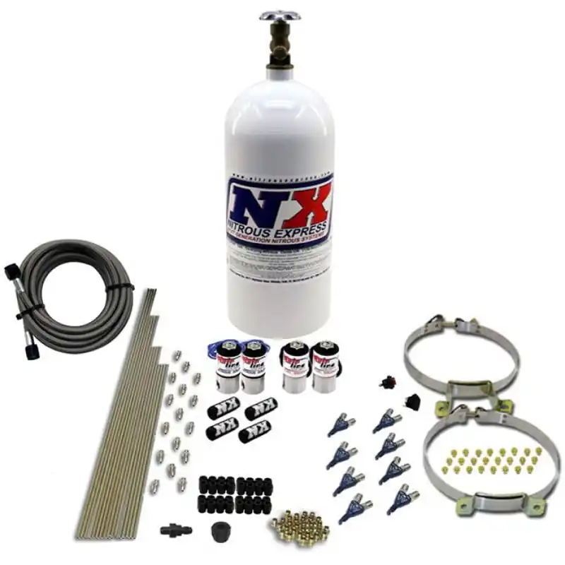 Nitrous Express Mainline Direct Port EFI Press Nitrous Kit w/10lb Bottle (NEXML5000)