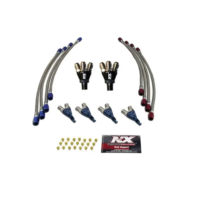 Nitrous Express 6 Cyl Piranha Conversion (6 Piranha Nozzles and Jets Jets) (NEXNX600S)