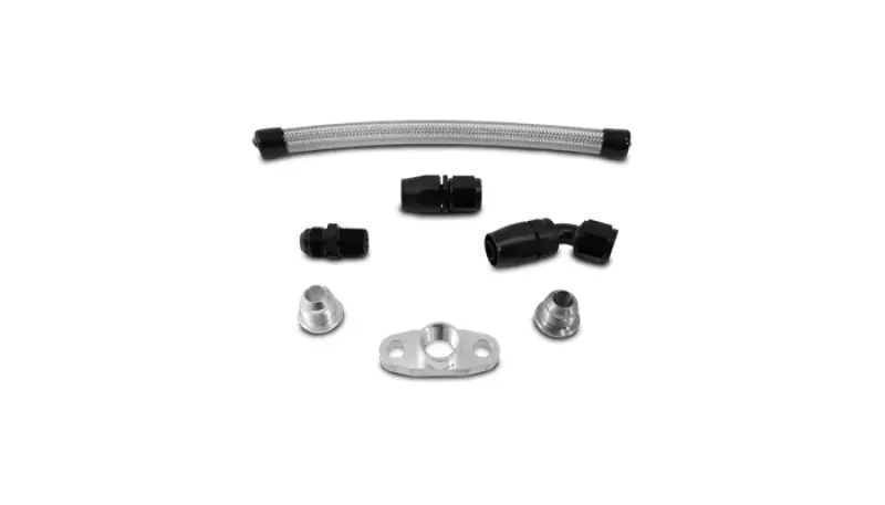 Vibrant Univ Oil Drain Kit incl 12in Teflon lined S.S. hose Fitting (VIB10281)