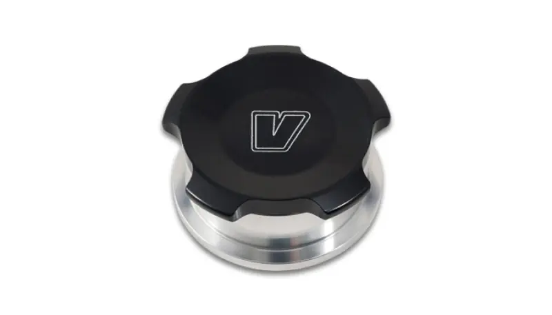 Vibrant 1.5in OD Aluminum Weld Bungs w/ Black Anodized Threaded Cap (incl. O-Ring) (VIB11289)