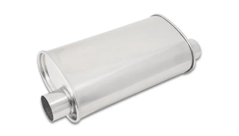 Vibrant StreetPower Oval Muffler 5in x 9in x 15in - 2.5in inlet/outlet (Offset-Offset Same Side) (VIB1129)