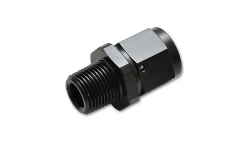 Vibrant -10AN to 1/2in NPT Female Swivel Straight Adapter Fitting (VIB11375)