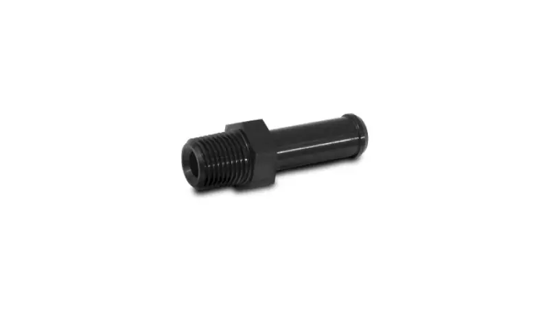 Vibrant Male NPT to Hose Barb Straight Adapter Fitting NPT Size 1/16in Hose Size 3/16in (VIB11689)