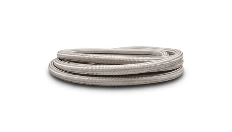 Vibrant SS Braided Flex Hose -8 AN 0.44in ID (50 foot roll) (VIB11948)