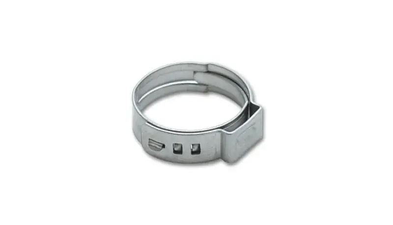 Vibrant One Ear Stepless Pinch Clamps 16.0-19.2mm clamping range (Pack of 10) SS 7mm band width (VIB12277)