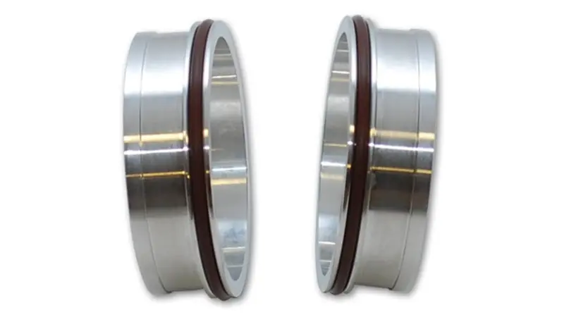 Vibrant Vanjen Aluminum Weld Fittings for 2.5in OD Tubing (for use with part #12565) - Sold In Pairs (VIB12545)