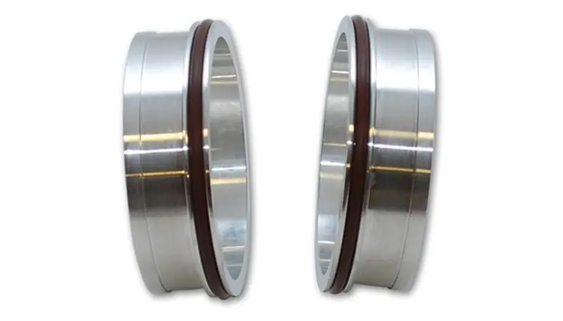 Vibrant Aluminum Weld Ferrules w/ O-Rings for 5in OD Tubing - Sold in Pairs (VIB12550)
